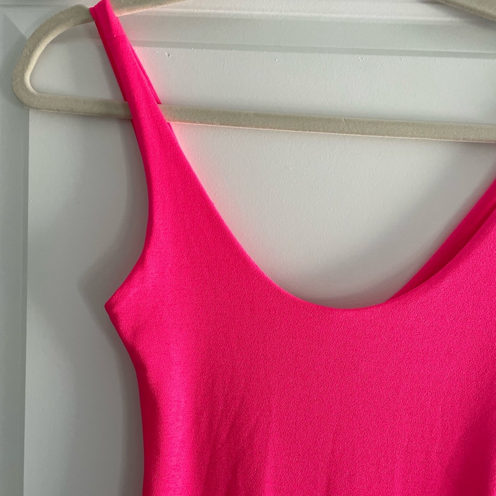 Naked Wardrobe Hot Pink Tank Top